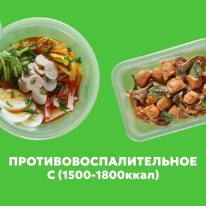 Рацион Противовоспалительное питание C — Tasty Day, доставка готового питания в Абакане