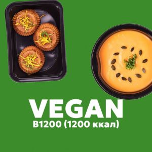 Рацион VEGAN В1200 — Tasty Day, доставка готового питания в Абакане