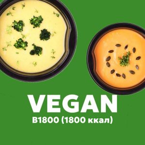 Рацион VEGAN В1800 — Tasty Day, доставка готового питания в Абакане